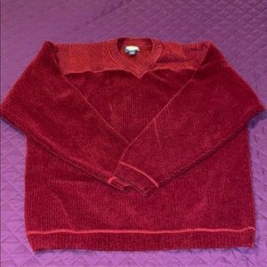 Sz L Burgundy Tommy Bahama Sweater